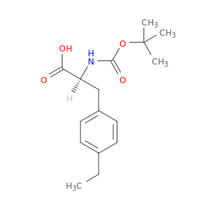(S)-2-((叔丁氧基羰基)氨基)-3-(4-乙基苯基)丙酸