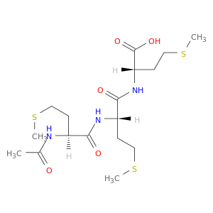L-Methionine, N-[N-(N-acetyl-L-methionyl)-L-methionyl]-