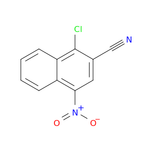 2-Naphthalenecarbonitrile, 1-chloro-4-nitro-