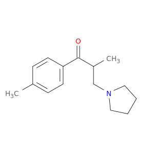 1-Propanone, 2-methyl-1-(4-methylphenyl)-3-(1-pyrrolidinyl)-