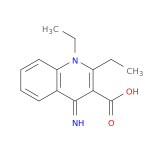 3-Quinolinecarboxylic acid, 1,2-diethyl-1,4-dihydro-4-imino-