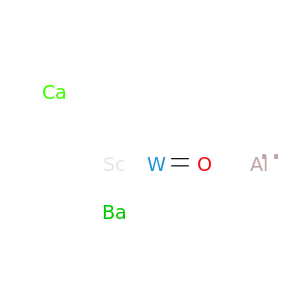 Aluminum barium calcium scandium tungsten oxide