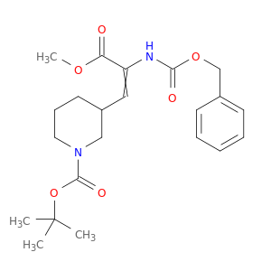 1-Boc-3-(2-Cbz-Amino-2-methoxycarbonyl-vinyl) piperidine