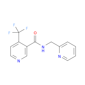 3-Pyridinecarboxamide, N-(2-pyridinylmethyl)-4-(trifluoromethyl)-
