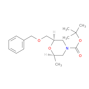 (2R,6R)-2-((苄氧基)甲基)-6-甲基吗啉-4-羧酸叔丁酯