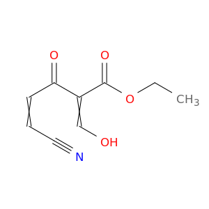 4-Pentenoic acid, 5-cyano-2-(hydroxymethylene)-3-oxo-, ethyl ester