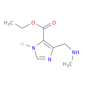 1H-Imidazole-4-carboxylic acid, 5-[(methylamino)methyl]-, ethyl ester
