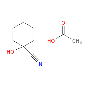 Cyclohexanecarbonitrile, 1-hydroxy-, acetate