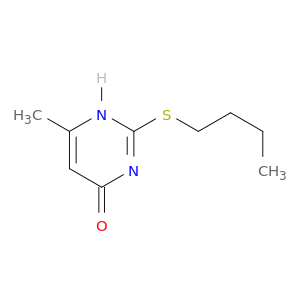 4(1H)-Pyrimidinone, 2-(butylthio)-6-methyl-