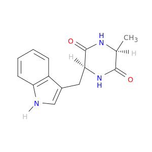 2,5-Piperazinedione, 3-(1H-indol-3-ylmethyl)-6-methyl-, (3S,6S)-