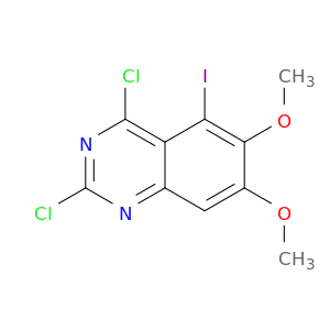 Quinazoline, 2,4-dichloro-5-iodo-6,7-dimethoxy-