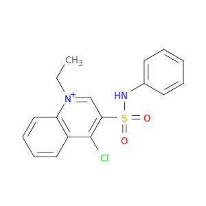 Quinolinium, 4-chloro-1-ethyl-3-[(phenylamino)sulfonyl]-