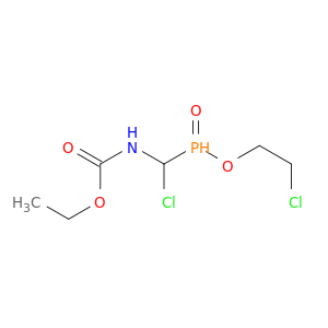 Carbamic acid, [chloro(chloroethoxyphosphinyl)methyl]-, ethyl ester