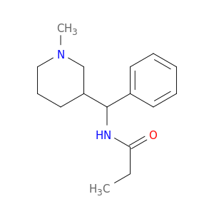 Propanamide,N-[(1-methyl-3-piperidinyl)phenylmethyl]-