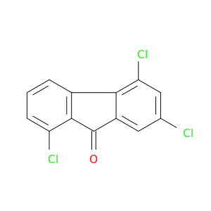 9H-Fluoren-9-one, 1,5,7-trichloro-