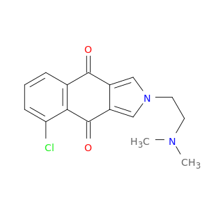 2H-Benz[f]isoindole-4,9-dione, 5-chloro-2-[2-(dimethylamino)ethyl]-