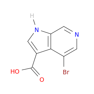 4-溴-1H-吡咯并[2,3-c]吡啶-3-甲酸
