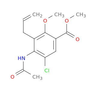 Methyl 4-acetamido-3-allyl-5-chloro-2-methoxybenzoate