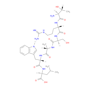 L-Leucine, L-threonyl-L-arginyl-L-seryl-L-alanyl-L-tryptophyl-