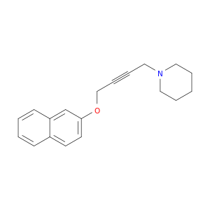 Piperidine, 1-[4-(2-naphthalenyloxy)-2-butynyl]-