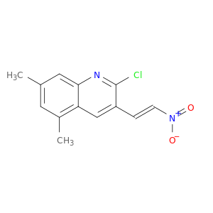 E-2-CHLORO-5,7-DIMETHYL-3-(2-NITRO)VINYLQUINOLINE
