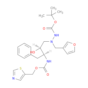 tert-butyl N-[3-furylmethyl-[(2S,3S)-2-hydroxy-4-phenyl-3-(1,3-thiazol-5-ylmethoxycarbonylamino)butyl]amino]carbamate