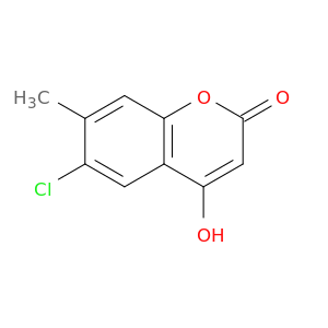 2H-1-Benzopyran-2-one,6-chloro-4-hydroxy-7-methyl-