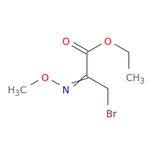 Propanoic acid, 3-bromo-2-(methoxyimino)-, ethyl ester