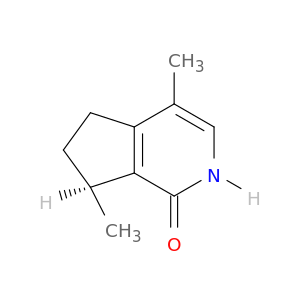 1H-Cyclopenta[c]pyridin-1-one, 2,5,6,7-tetrahydro-4,7-dimethyl-, (S)-