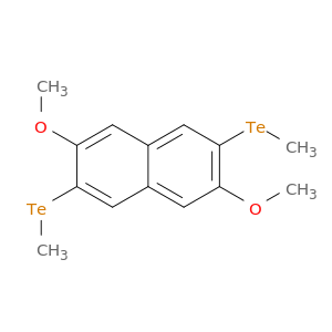 2,6-DIMETHOXY-3,7-BIS(METHYLTELLURO)-NAPHTHALENE