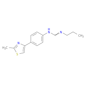 Methanimidamide, N-[4-(2-methyl-4-thiazolyl)phenyl]-N'-propyl-
