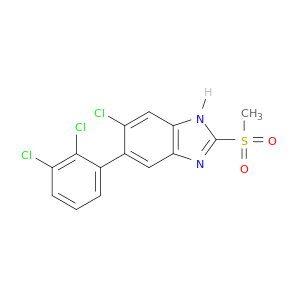 1H-Benzimidazole, 5-chloro-6-(2,3-dichlorophenyl)-2-(methylsulfonyl)-