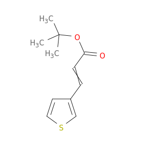 2-Propenoic acid, 3-(3-thienyl)-, 1,1-dimethylethyl ester