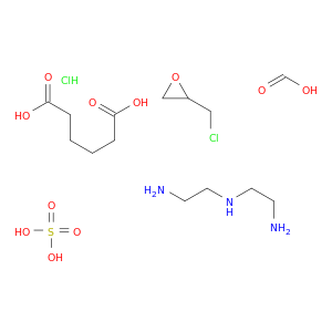 己二氧化酸,具有N1-(2-氨基乙基)-1,2-乙基二胺和2-(氯甲基)氧化乙烷的聚合物,盐酸盐硫酸盐