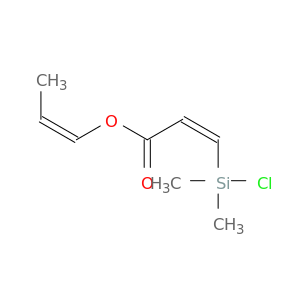 [(Z)-prop-1-enyl] (Z)-3-(chloro-dimethyl-silyl)prop-2-enoate