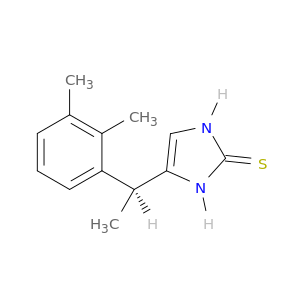 2H-Imidazole-2-thione, 4-[(1S)-1-(2,3-dimethylphenyl)ethyl]-1,3-dihydro-