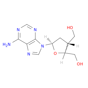Adenosine,2',3'-dideoxy-3'-(hydroxymethyl)- (9CI)
