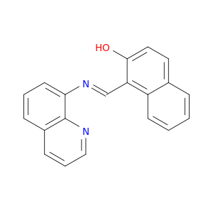 2-Naphthalenol, 1-[(E)-(8-quinolinylimino)methyl]-