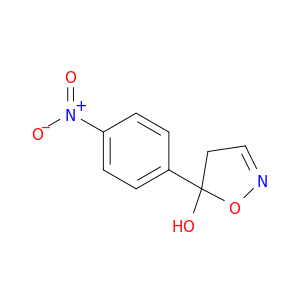 5-Isoxazolol, 4,5-dihydro-5-(4-nitrophenyl)-