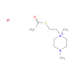 Piperazinium, 1-[2-(acetylthio)ethyl]-1,4-dimethyl-, bromide
