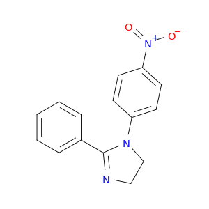 1H-Imidazole, 4,5-dihydro-1-(4-nitrophenyl)-2-phenyl-