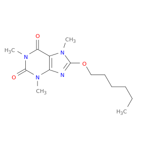 8-(hexyloxy)-1,3,7-trimethyl-3,7-dihydro-1h-purine-2,6-dione