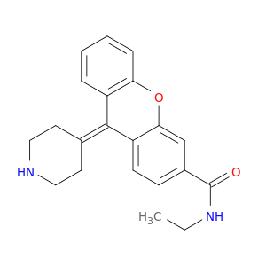 9H-Xanthene-3-carboxamide, N-ethyl-9-(4-piperidinylidene)-