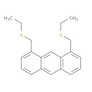 Anthracene, 1,8-bis[(ethylthio)methyl]-