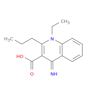 3-Quinolinecarboxylic acid, 1-ethyl-1,4-dihydro-4-imino-2-propyl-