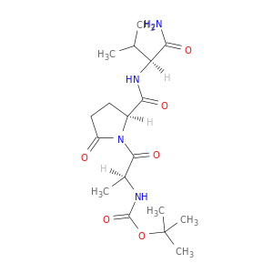 L-Valinamide, N-[(1,1-dimethylethoxy)carbonyl]-L-alanyl-5-oxo-L-prolyl-