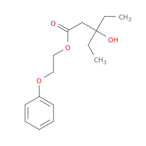 Pentanoic acid, 3-ethyl-3-hydroxy-, 2-phenoxyethyl ester