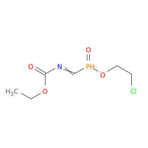 Carbamic acid, [(chloroethoxyphosphinyl)methylene]-, ethyl ester
