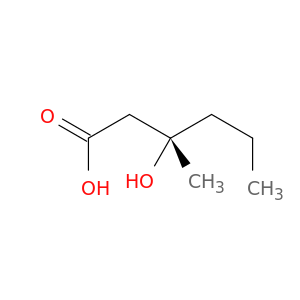 Hexanoic acid, 3-hydroxy-3-methyl-, (3S)-