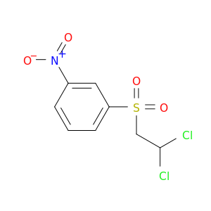 Benzene, 1-[(2,2-dichloroethyl)sulfonyl]-3-nitro-